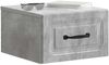 vidaXL Wandmontierter Nachttisch Betongrau 34,5 x 33 x 20 cm 899281 Bild 2