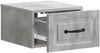 vidaXL Wandmontierter Nachttisch Betongrau 34,5 x 33 x 20 cm 899281 Bild 3
