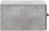 vidaXL Wandmontierter Nachttisch Betongrau 34,5 x 33 x 20 cm 899281 Bild 5