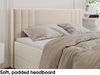 MEBLINI Boxspringbett ALBA 140x200 cm mit Bettkasten - H3B/Beige Samt Polsterbett - Doppelbett mit Topper & Bonellfederkern-Matratze Bild 5