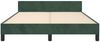 vidaXL Bettgestell ohne Matratze Dunkelgrün 140x200 cm Samt 347576 Bild 5