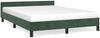 vidaXL Bettgestell ohne Matratze Dunkelgrün 140x200 cm Samt 347576 Bild 2