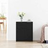 vidaXL Sideboard Schwarz Eichen-Optik 60 x 30 x 70 cm Holzwerkstoff 862738 Bild 4