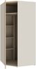 Eckkleiderschrank >WEXLIN< Sand/ Mauvella Eiche Dekor - 92,2x193,7x92,2cm (BxHxT) Bild 4