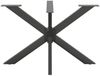 vidaXL Esstischbein in Spinnenform Anthrazit 120x68x(72-73) cm Stahl 4013114 Bild 3