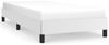 vidaXL Bettgestell Weiß 100x200 cm Kunstleder [346887] Bild 2