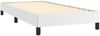 vidaXL Bettgestell Weiß 100x200 cm Kunstleder [346887] Bild 4