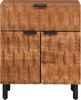 vidaXL Nachttisch Braun 50 x 33 x 60 cm Massivholz Mango 4017911 Bild 3