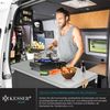 KESSER® Campingschrank, Campingküche mit Aluminiumgestell, inkl. Tragetasche , Kocherschrank für Camping , Campingmöbel , Outdoor Typ F6 (Anthrazit) Bild 3