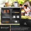 KESSER® Campingschrank, Campingküche mit Aluminiumgestell, inkl. Tragetasche , Kocherschrank für Camping , Campingmöbel , Outdoor Typ F6 (Anthrazit) Bild 4