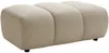 Vente-unique - FRIDORA Pouf Stoff Beige - B 70 cm x H 43 cm x L 105 cm Bild 2