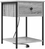 vidaXL Nachttisch 2 pcs Graues Sonoma 42 x 41 x 56 cm Holzwerkstoff 859427 Bild 5