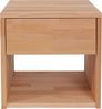 Krok Wood Nachttisch Jana aus Massivholz, geölt, mit Schublade, Farbe Natur 40x39x39 cm Bild 4