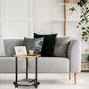 Relaxdays Beistelltisch rund mit Rollen Bild 3