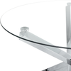 Esstisch BUTLER 110 cm 110 cm Sicherheitsglas Transparent Bild 4