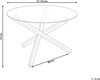 Esstisch BUTLER 110 cm 110 cm Sicherheitsglas Transparent Bild 2