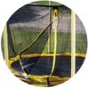 Chipolino Kindertrampolin Sporty 140cm Basketballkorb Leiter Federabdeckung gelb Bild 2