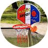 Chipolino Kindertrampolin Sporty 140cm Basketballkorb Leiter Federabdeckung gelb Bild 3