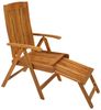 DEGAMO Gartenstuhl MARACANA, mit Relaxfunktion: klappbar + verstellbar, Fussteil ausziehbar, Akazie Bild 5