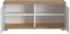 Garderoben-Set 6-teilig mit Garderobenschrank in weiß mit Eiche HUESCA-129 Bild 5