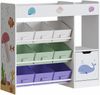 Kinderregal Søndreland 80x90x30 cm mit Aqua Dream Motiv [en. casa] Bild 2