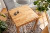 Esstisch >TI-0650< Wildeiche mssiv geölt - 70x75x70cm (BxHxT) Bild 2