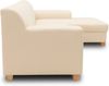 DOMO. collection Ecksofa Tinos, Couch in L-Form, Holz-Beine aus Buche mit Filzgleitern, Sofa, Polsterecke, Eckcouch, Polstergarnitur 273 x 157 x 74 cm (BxTxH), beige Bild 4