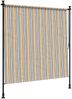 vidaXL Außenrollo Gelb und Weiß 200x270 cm Stoff und Stahl 368775 Bild 5