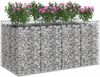 vidaXL Gabionen-Hochbeet 2 pcs Silber 3422226 Bild 3