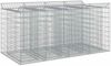 vidaXL Gabionen-Hochbeet 2 pcs Silber 3422226 Bild 2