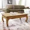 Wohnling Couchtisch, Massivholz dunkelbraun, 40 x 60 x 110 cm Bild 3