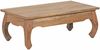 Wohnling Couchtisch, Massivholz dunkelbraun, 40 x 60 x 110 cm Bild 2