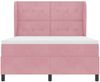 vidaXL Boxspringbett mit Kopfteil Rosa 200 x 140 cm Samt 3340933 Bild 5