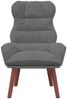 vidaXL Sessel Dunkelgrau 69 x 74 x 93 cm Samt 42001888 Bild 4