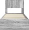 vidaXL Bettgestell mit Stauraum und Kopfteil Grau Sonoma 100 x 200 cm 3414248 Bild 5
