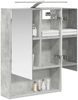 vidaXL Badezimmerspiegelschrank mit Regal Beton Grau 50 x 14,5 x 70 cm 889210 Bild 3
