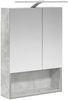 vidaXL Badezimmerspiegelschrank mit Regal Beton Grau 50 x 14,5 x 70 cm 889210 Bild 5