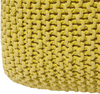 Pouf gelb ⌀ 50 cm CONRAD Bild 5