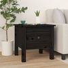 vidaXL Beistelltische 2 Stk. Schwarz 40x40x39 cm Massivholz Kiefer 813793 Bild 3