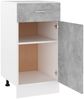 Schubunterschrank Betongrau 40 x 46 x 81,5 cm Holzwerkstoff Bild 5