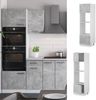 Mikrowellenschrank R-Line Beton 60 cm Vicco Bild 2