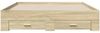vidaXL Bettgestell mit Schubladen Sonoma-Eiche 160x200cm Holzwerkstoff 3280372 Bild 4