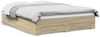 vidaXL Bettgestell mit Schubladen Sonoma-Eiche 160x200cm Holzwerkstoff 3280372 Bild 2