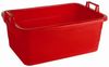 Wanne eckig 62 cm, 45 l hochstehende Griffe, Farbe sortiert Bild 1