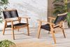 riess-ambiente Gartenstuhl BALI ROPE natur anthrazit · Outdoor-Loungesessel Set aus Akazienholz (Set, 2 St), Gartenstuhl-Set · Massivholz · wetterfest · Balkon · Terrasse · Garten Bild 2