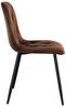 B&D home 4-Fußstuhl VICKA (Set, 4 St), Polsterstuhl aus Samt für Esszimmer und Küche Bild 4