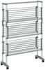 vidaXL Wäscheständer mit Rollen 89x64x129 cm Aluminium 154603 Bild 3