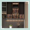 Relaxdays Stoff Aufbewahrungsbox Holzoptik 6er Set Bild 3