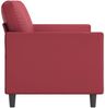 vidaXL 3-Sitzer-Sofa Weinrot 180 cm Kunstleder 359341 Bild 4
