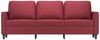 vidaXL 3-Sitzer-Sofa Weinrot 180 cm Kunstleder 359341 Bild 3